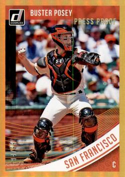 2018 Donruss - Gold Press Proof #167 Buster Posey Front