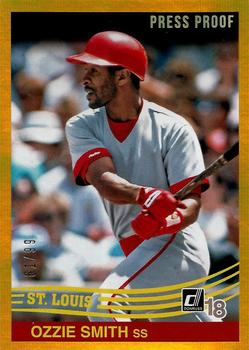 2018 Donruss - Gold Press Proof #264 Ozzie Smith Front