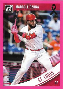 2018 Donruss - Mother's Day Ribbon #134 Marcell Ozuna Front