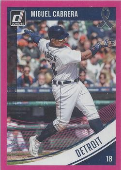2018 Donruss - Mother's Day Ribbon #156 Miguel Cabrera Front