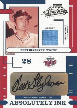 2004 Playoff Absolute Memorabilia - Absolutely Ink Material #AI-16 Bert Blyleven Front