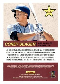 2018 Donruss - All-Stars Crystal #AS9 Corey Seager Back