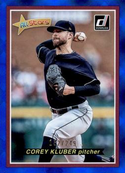 2018 Donruss - All-Stars Blue #AS5 Corey Kluber Front