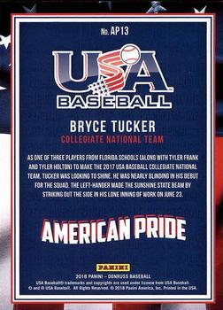 2018 Donruss - American Pride #AP13 Bryce Tucker Back