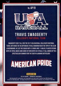 2018 Donruss - American Pride #AP19 Travis Swaggerty Back