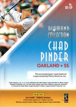 2018 Donruss - Diamond Collection #DC-CP Chad Pinder Back
