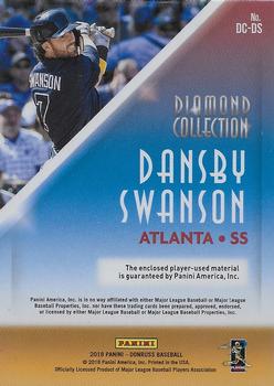 2018 Donruss - Diamond Collection #DC-DS Dansby Swanson Back