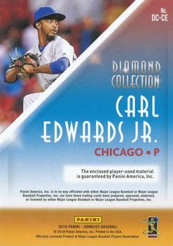 2018 Donruss - Diamond Collection Gold #DC-CE Carl Edwards Jr. Back