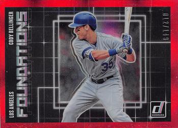 2018 Donruss - Foundations Red #F1 Cody Bellinger Front
