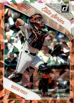 2018 Donruss - Elite Series Crystal #ES7 Buster Posey Front
