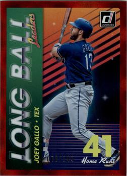 2018 Donruss - Long Ball Leaders Red #LBL5 Joey Gallo Front