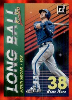 2018 Donruss - Long Ball Leaders Red #LBL10 Justin Smoak Front