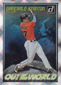 2018 Donruss - Out of This World #OW6 Giancarlo Stanton Front