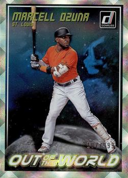 2018 Donruss - Out of This World #OW11 Marcell Ozuna Front