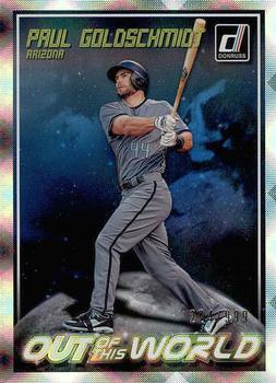 2018 Donruss - Out of This World #OW12 Paul Goldschmidt Front