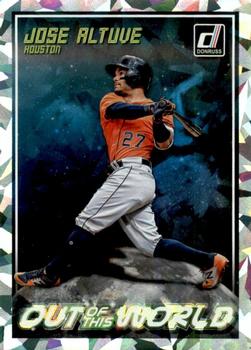 2018 Donruss - Out of This World Crystal #OW2 Jose Altuve Front