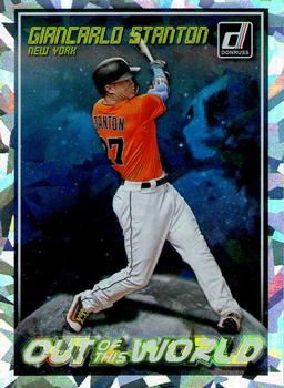 2018 Donruss - Out of This World Crystal #OW6 Giancarlo Stanton Front