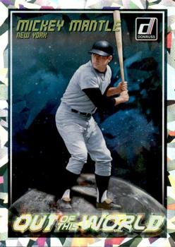 2018 Donruss - Out of This World Crystal #OW7 Mickey Mantle Front