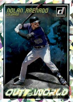 2018 Donruss - Out of This World Crystal #OW10 Nolan Arenado Front