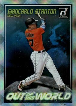 2018 Donruss - Out of This World Silver #OW6 Giancarlo Stanton Front