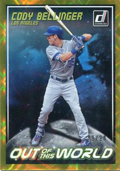 2018 Donruss - Out of This World Gold #OW9 Cody Bellinger Front
