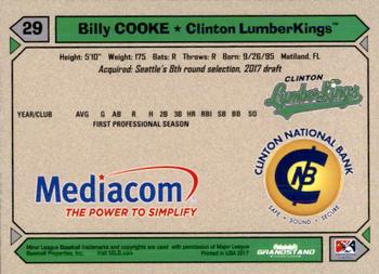 2017 Grandstand Clinton LumberKings Update #NNO Billy Cooke Back