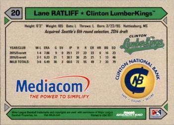 2017 Grandstand Clinton LumberKings Update #NNO Lane Ratliff Back