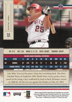 2004 Playoff Absolute Memorabilia - Retail #1 Troy Glaus Back