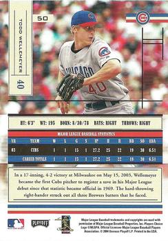 2004 Playoff Absolute Memorabilia - Retail #50 Todd Wellemeyer Back