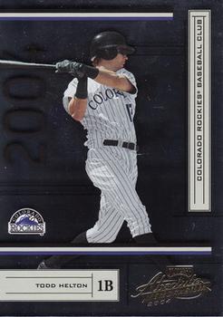 2004 Playoff Absolute Memorabilia - Retail #67 Todd Helton Front