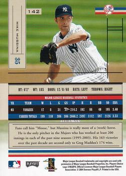 2004 Playoff Absolute Memorabilia - Retail #142 Mike Mussina Back