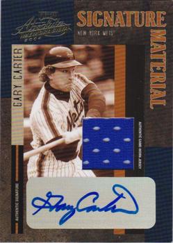 2004 Playoff Absolute Memorabilia - Signature Material #2 Gary Carter Front