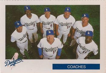 1997 Los Angeles Dodgers Police #NNO Joe Amalfitano / Mark Cresse / Manny Mota / Mike Scioscia / Reggie Smith / Dave Wallace Front