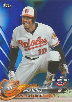 2018 Topps Opening Day - Opening Day Edition Blue Foil #15 Adam Jones Front