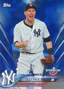2018 Topps Opening Day - Opening Day Edition Blue Foil #74 Todd Frazier Front