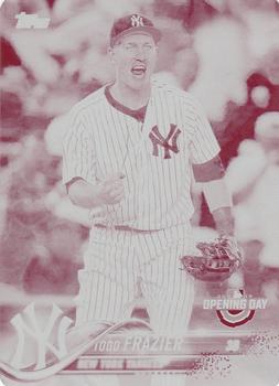 2018 Topps Opening Day - Printing Plates Magenta #74 Todd Frazier Front