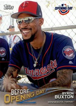 2018 Topps Opening Day - Before Opening Day #BOD-BB Byron Buxton Front
