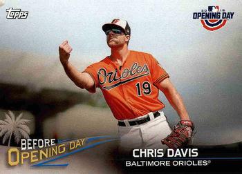 2018 Topps Opening Day - Before Opening Day #BOD-CD Chris Davis Front