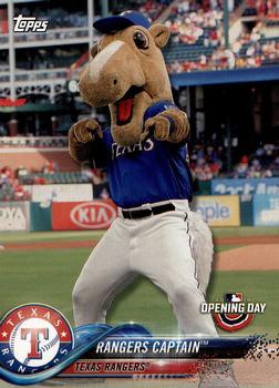 2018 Topps Opening Day - Mascots #M-24 Rangers Captain Front