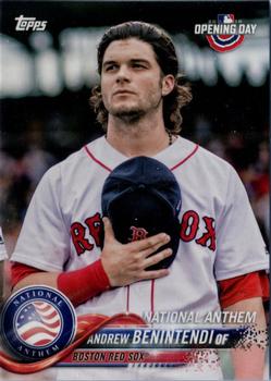 2018 Topps Opening Day - National Anthem #NA-AN Andrew Benintendi Front