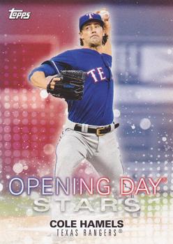 2018 Topps Opening Day - Opening Day Stars #ODS-CH Cole Hamels Front