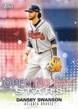 2018 Topps Opening Day - Opening Day Stars #ODS-DW Dansby Swanson Front