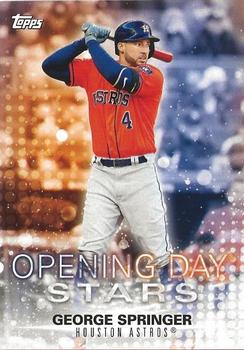2018 Topps Opening Day - Opening Day Stars #ODS-GS George Springer Front