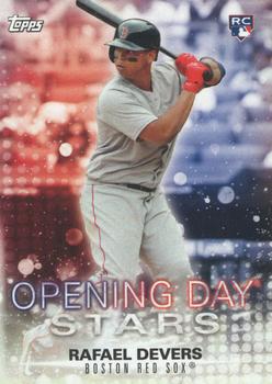 2018 Topps Opening Day - Opening Day Stars #ODS-RD Rafael Devers Front