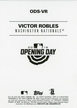 2018 Topps Opening Day - Opening Day Stars #ODS-VR Victor Robles Back