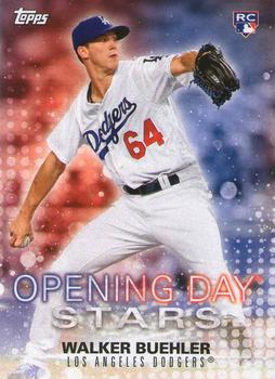 2018 Topps Opening Day - Opening Day Stars #ODS-WB Walker Buehler Front