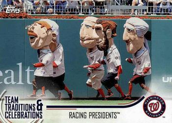 2018 Topps Opening Day - Team Traditions & Celebrations #TTC-PR Racing Presidents Front