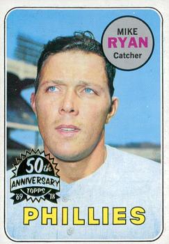 2018 Topps Heritage - 50th Anniversary Buybacks #28 Mike Ryan Front