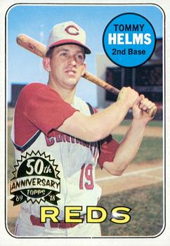 2018 Topps Heritage - 50th Anniversary Buybacks #70 Tommy Helms Front