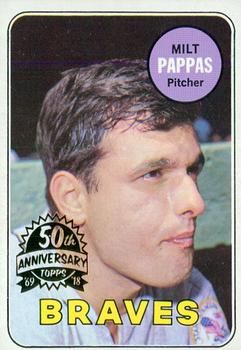 2018 Topps Heritage - 50th Anniversary Buybacks #79 Milt Pappas Front